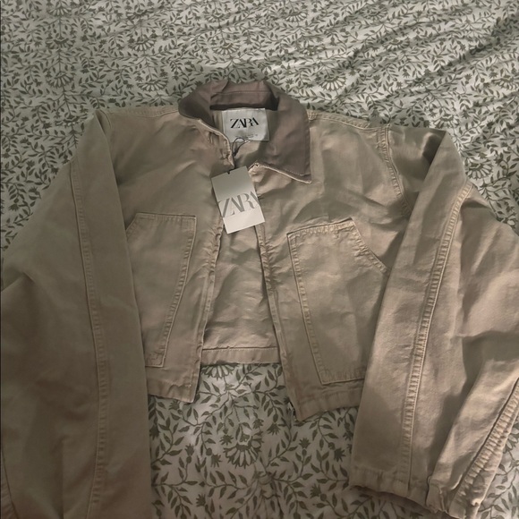 Zara utility cropped jacket - Picture 3 of 4